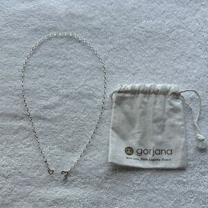 Gorjana Silver Mini Parker Hearr Necklace